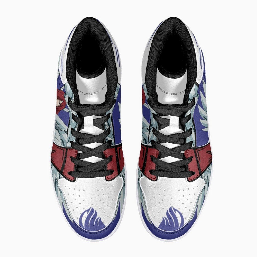 Erza Scarlet Heaven's Wheel Armor Fairy Tail JD1 High Top Shoes