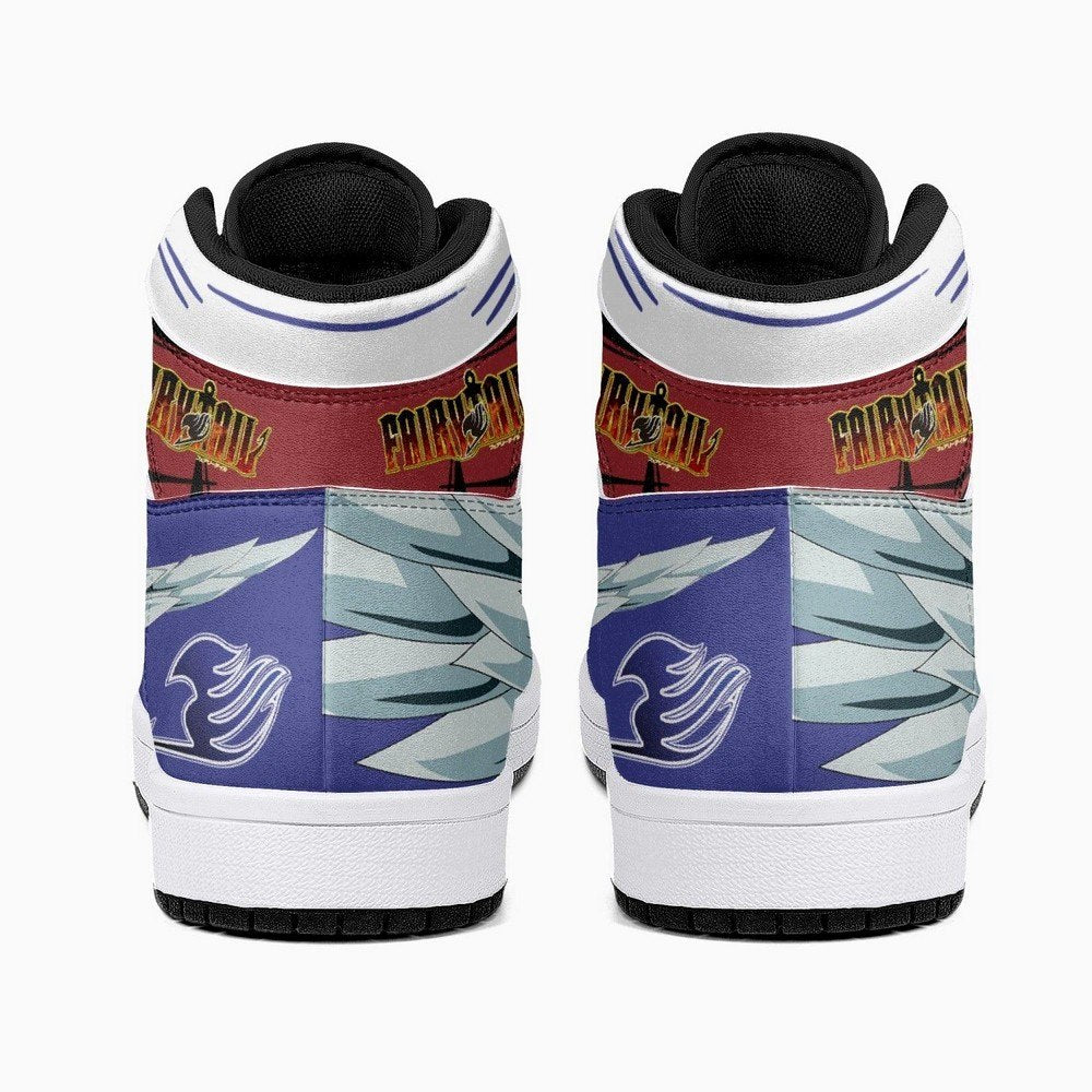 Erza Scarlet Heaven's Wheel Armor Fairy Tail JD1 High Top Shoes