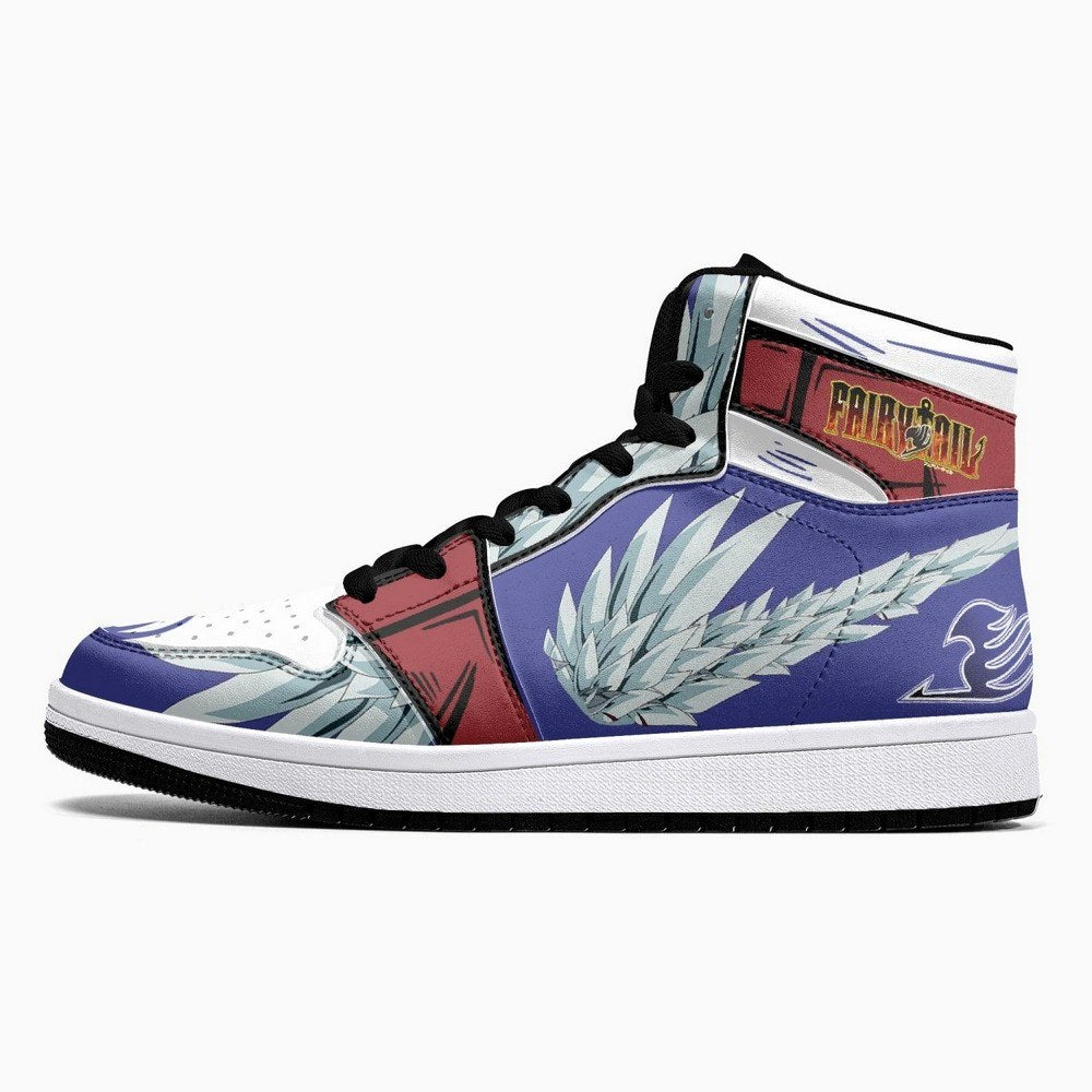 Erza Scarlet Heaven's Wheel Armor Fairy Tail JD1 High Top Shoes