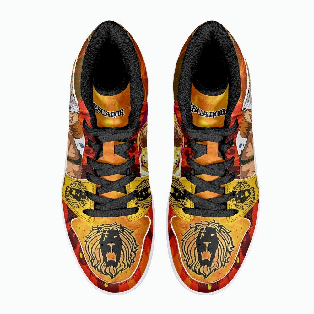 Escanor Praise The Sun Seven Deadly Sins JD1 High Top Shoes