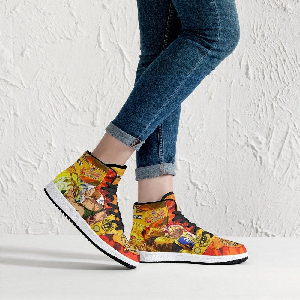 Escanor Praise The Sun Seven Deadly Sins JD1 High Top Shoes