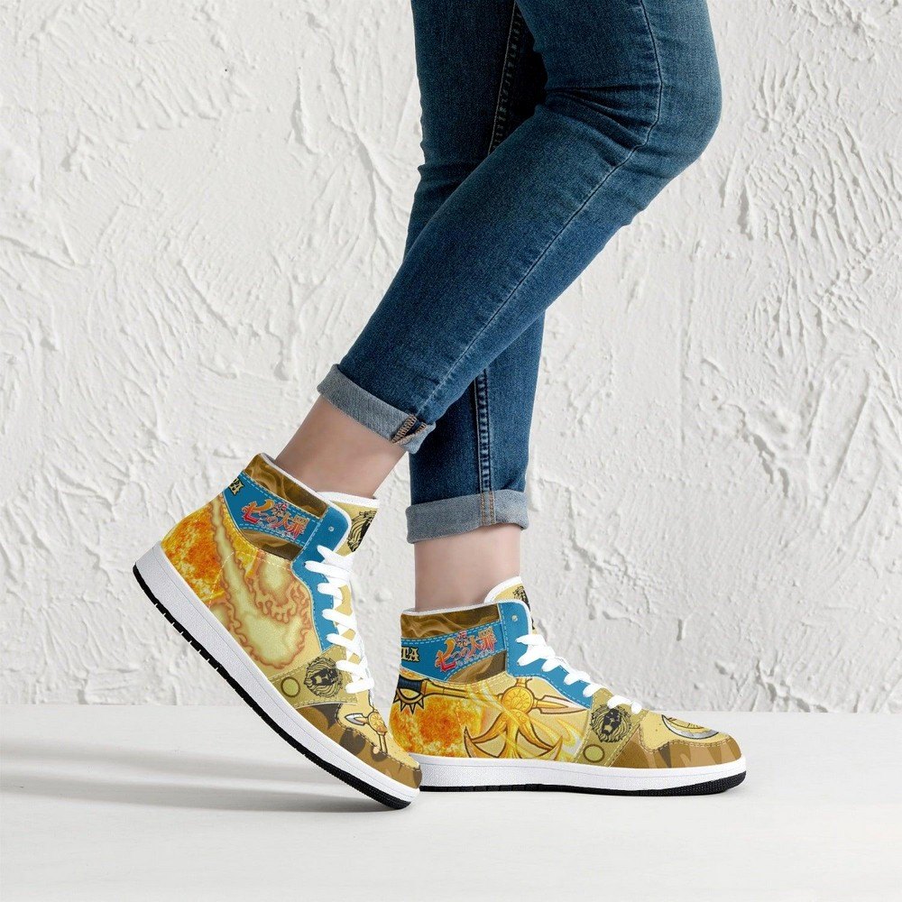 Escanor Rhitta Seven Deadly Sins JD1 High Top Shoes
