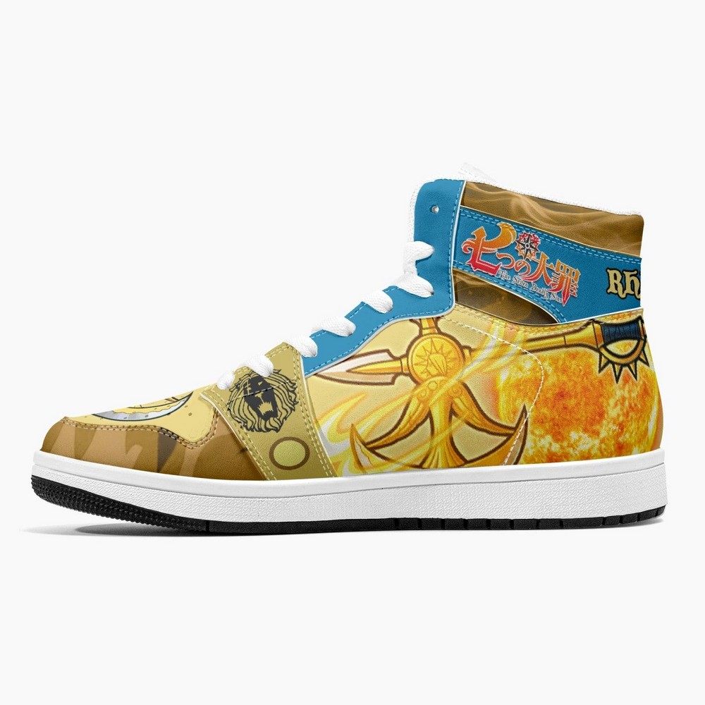 Escanor Rhitta Seven Deadly Sins JD1 High Top Shoes