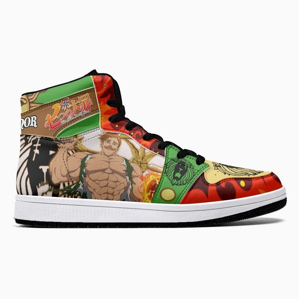 Escanor Seven Deadly Sins JD1 High Top Shoes