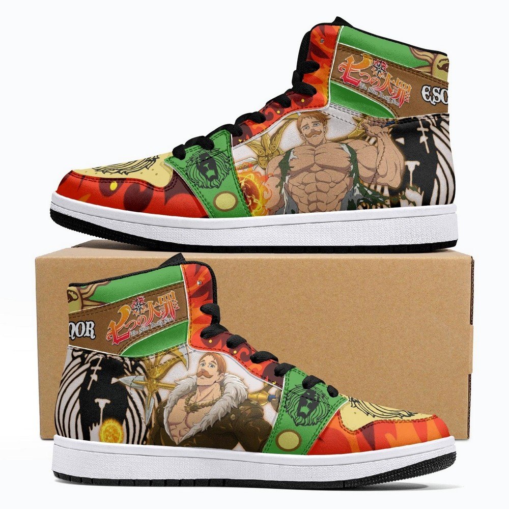 Escanor Seven Deadly Sins JD1 High Top Shoes