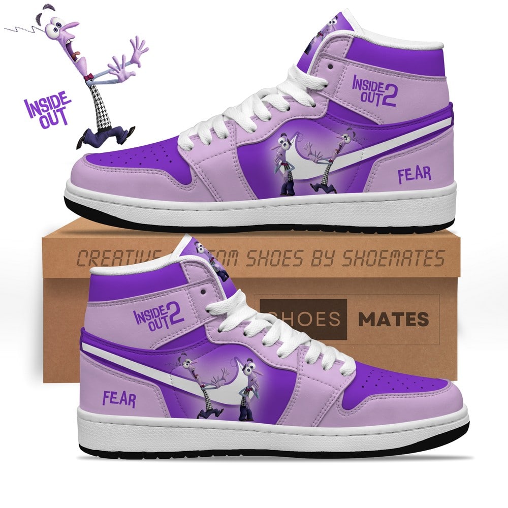 Fear Inside Out AJ1 High Top Shoes