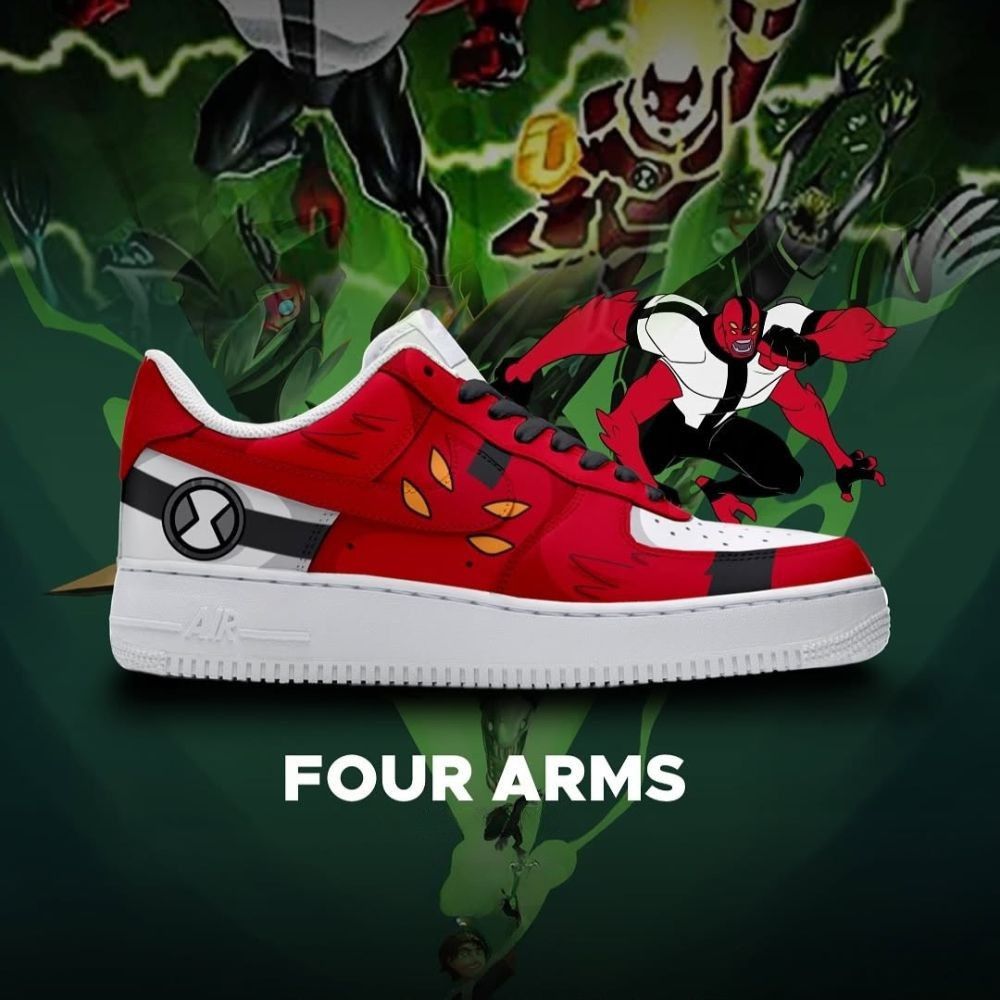 Four Arms Ben 10 Low Top Shoes
