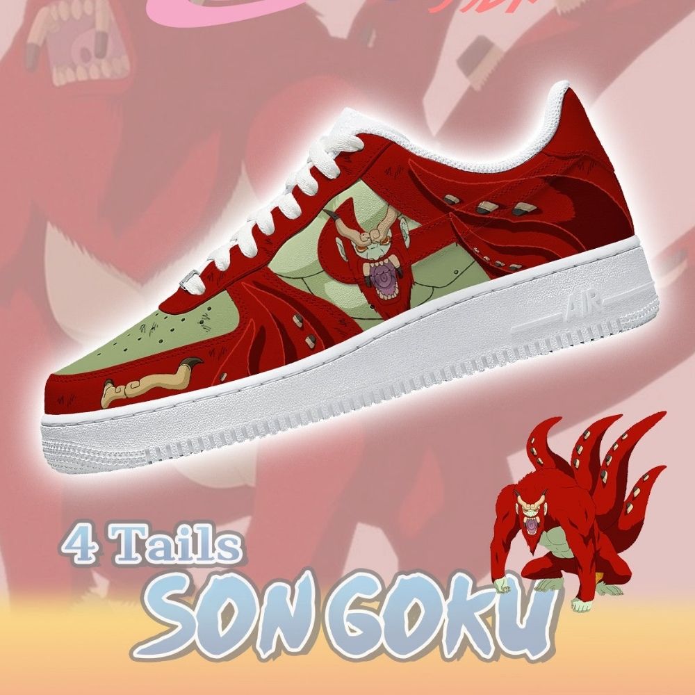 Four-Tails Son Goku Naruto AF1 Shoes