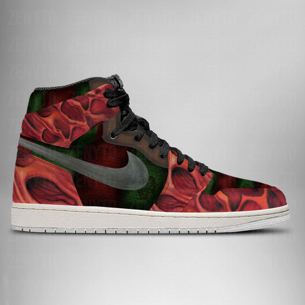 Freddy Krueger Halloween J1 High Top Shoes Version 2