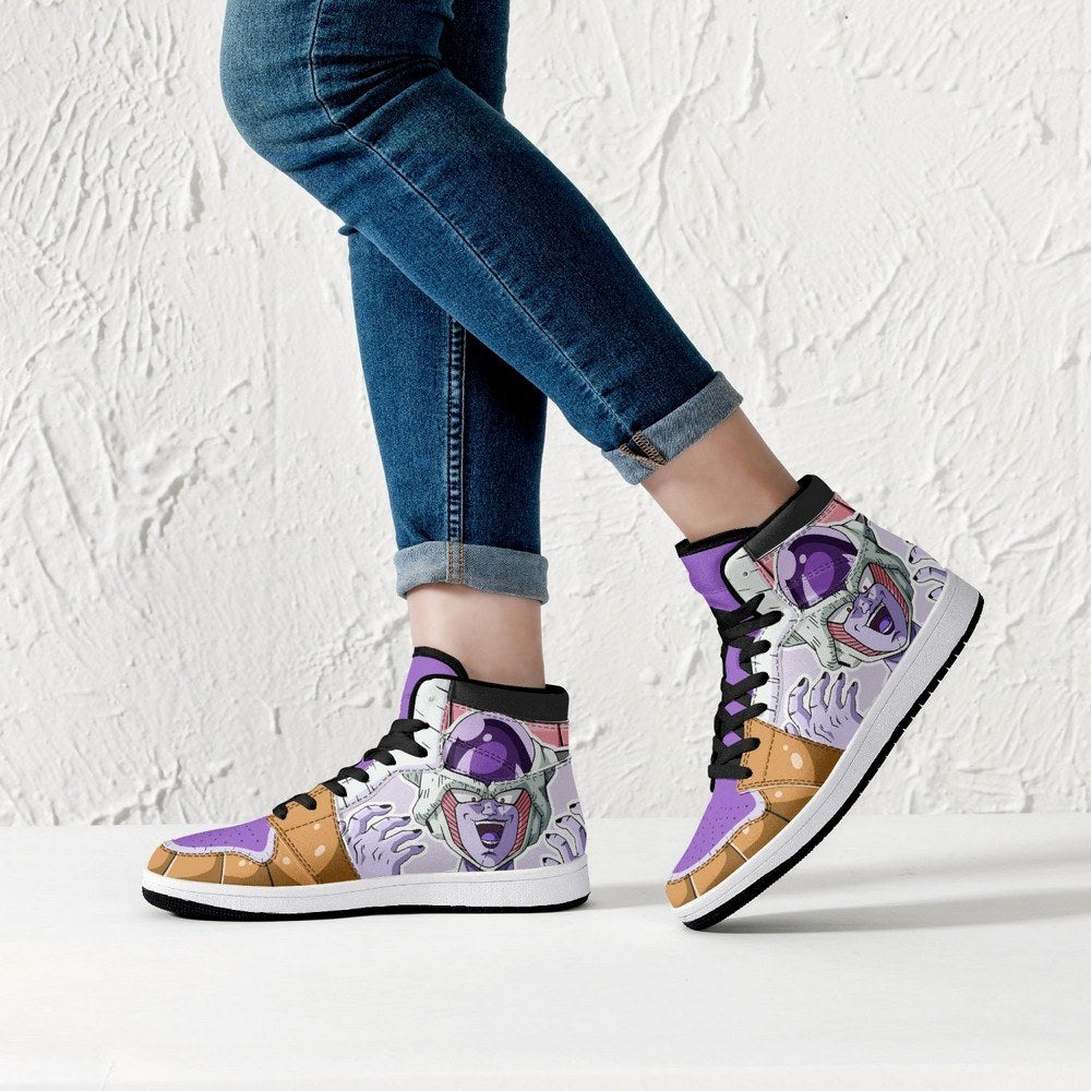 Frieza Force First Form Dragon Ball Z JD1 High Top Shoes