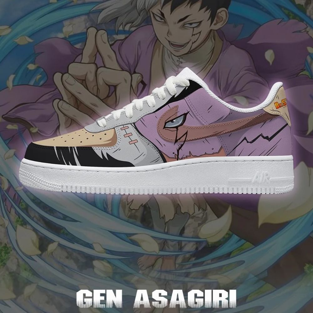 Gen Asagiri Dr. Stone AF1 Shoes