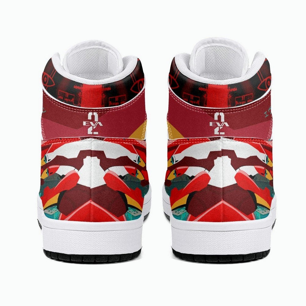 Gendo Ikari Eva Unit 02 Neon Genesis Evangelion JD1 High Top Shoes