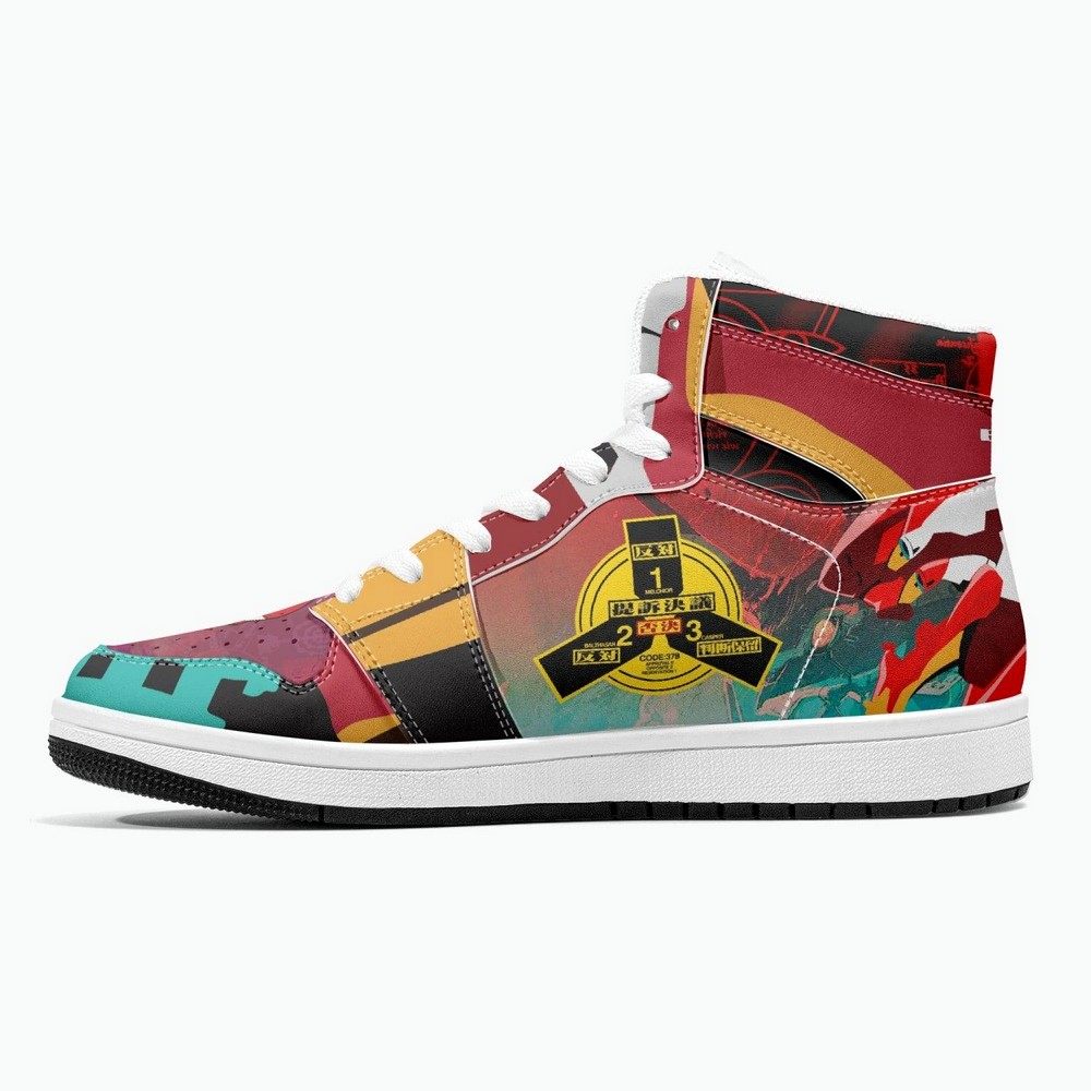 Gendo Ikari Eva Unit 02 Neon Genesis Evangelion JD1 High Top Shoes