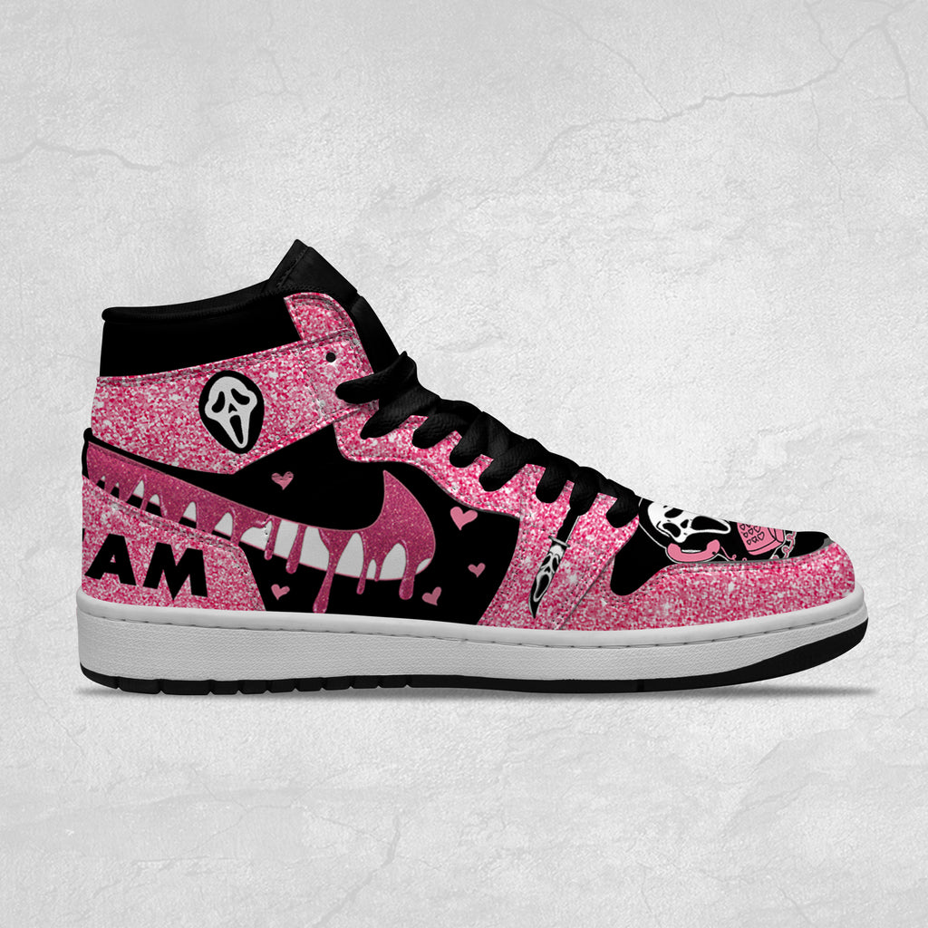 Ghostface Halloween J1 High Top Shoes