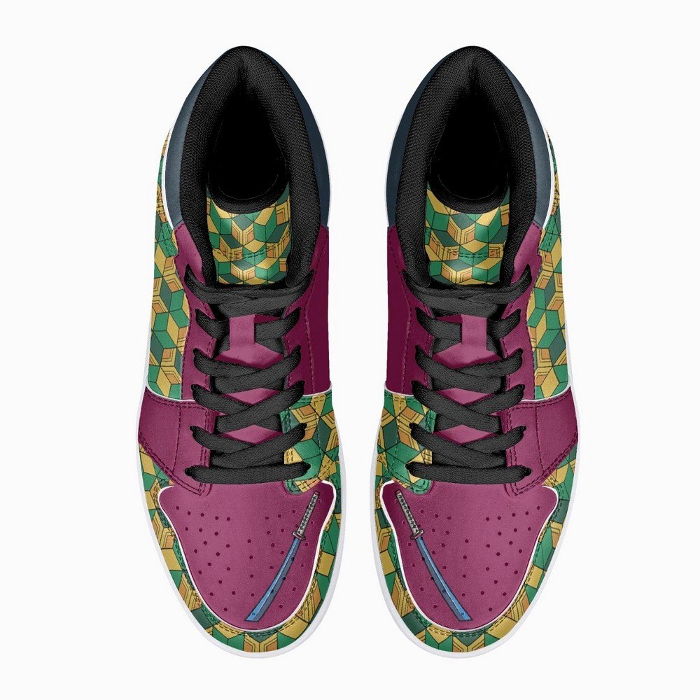 Giyu Tomioka Demon Slayer JD1 High Top Shoes