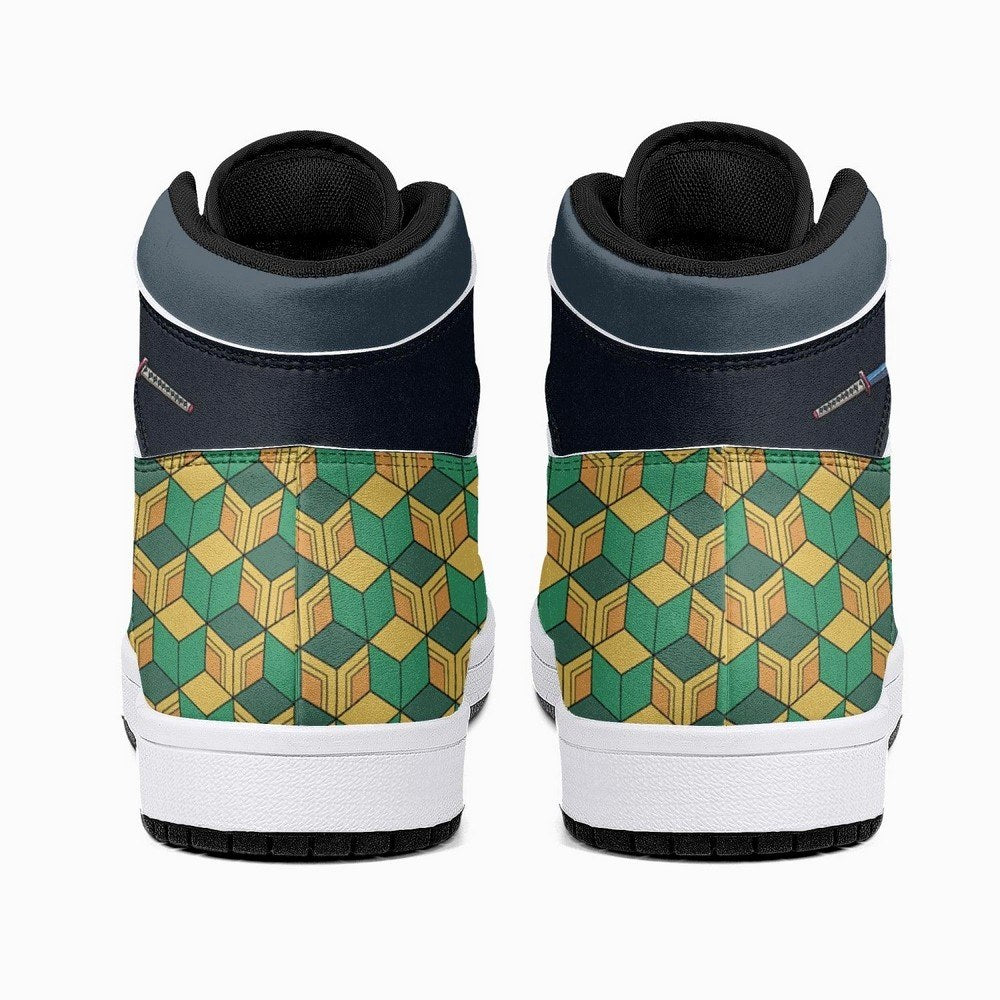 Giyu Tomioka Demon Slayer JD1 High Top Shoes