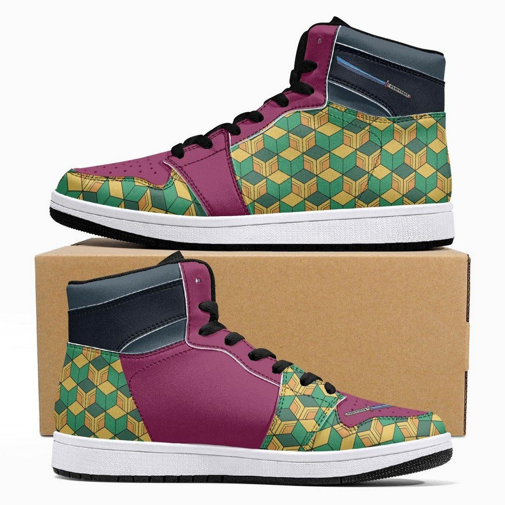 Giyu Tomioka Demon Slayer JD1 High Top Shoes