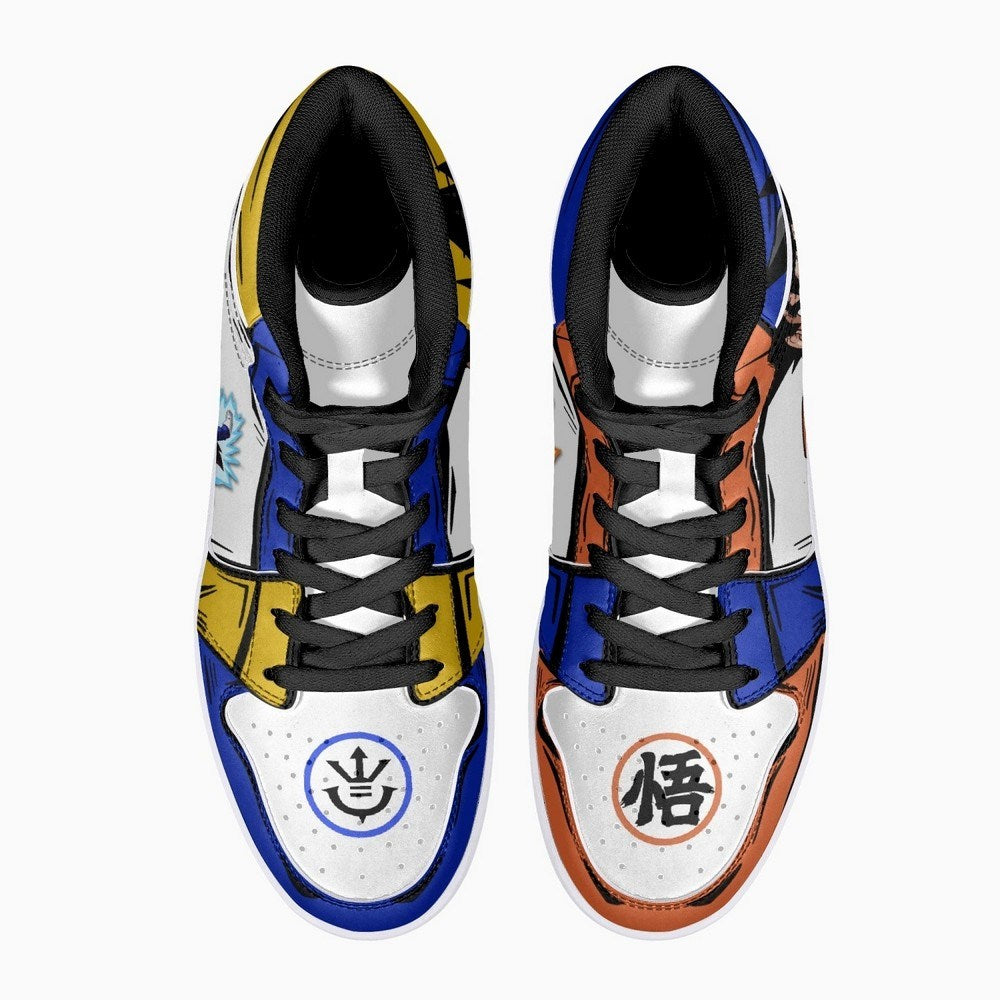 Goku And Vegeta Dragon Ball JD1 High Top Shoes