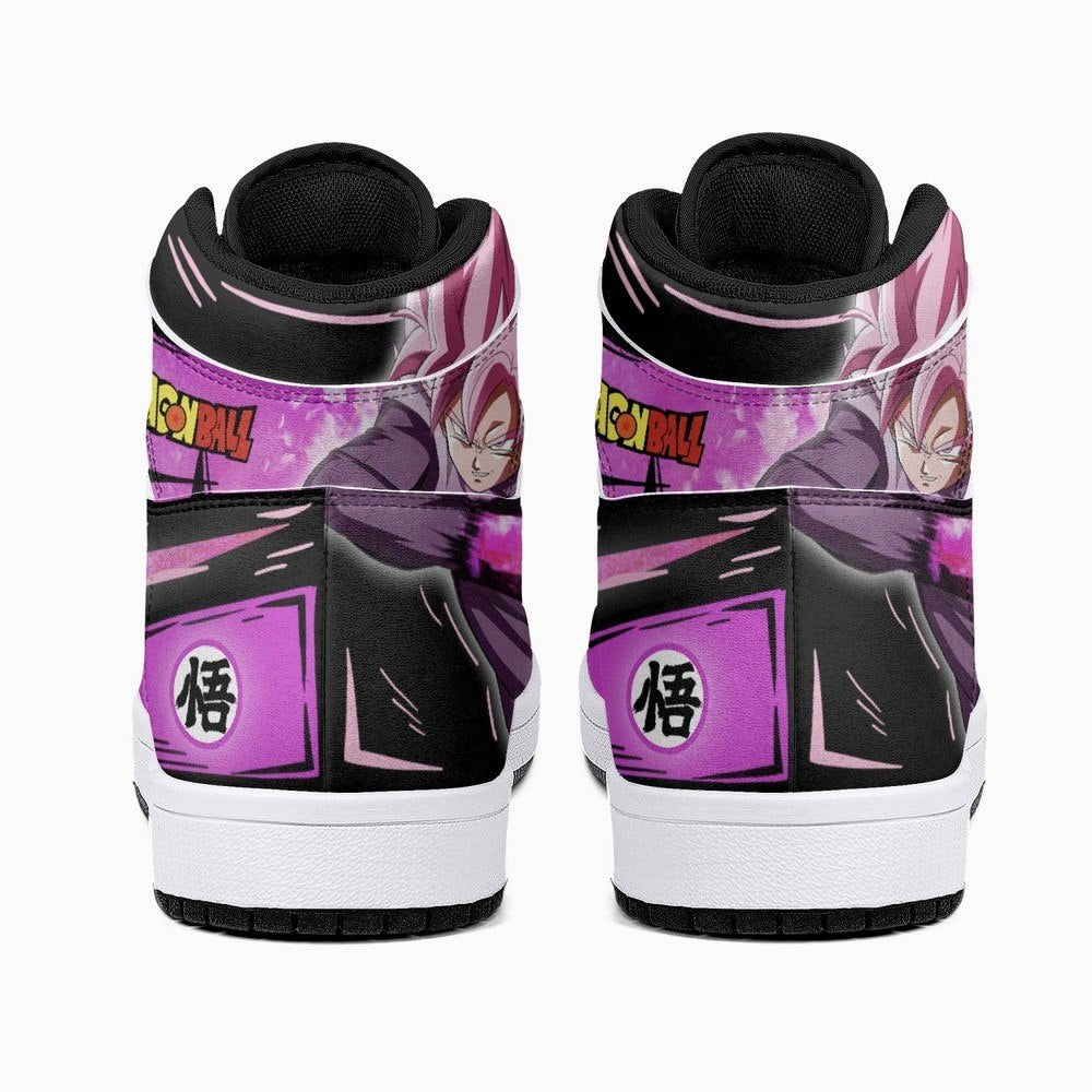Goku Black Rose Dragon Ball JD1 High Top Shoes