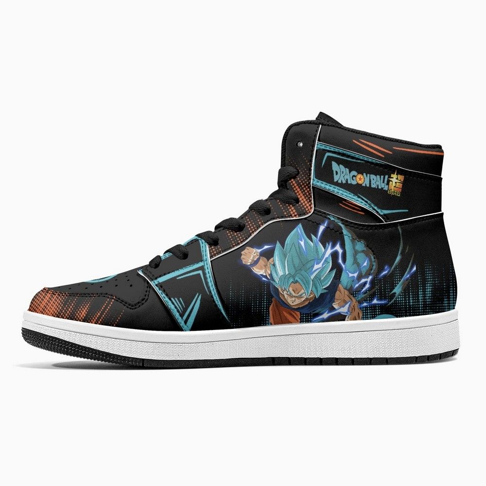 Goku Blue Dragon Ball Super JD1 High Top Shoes