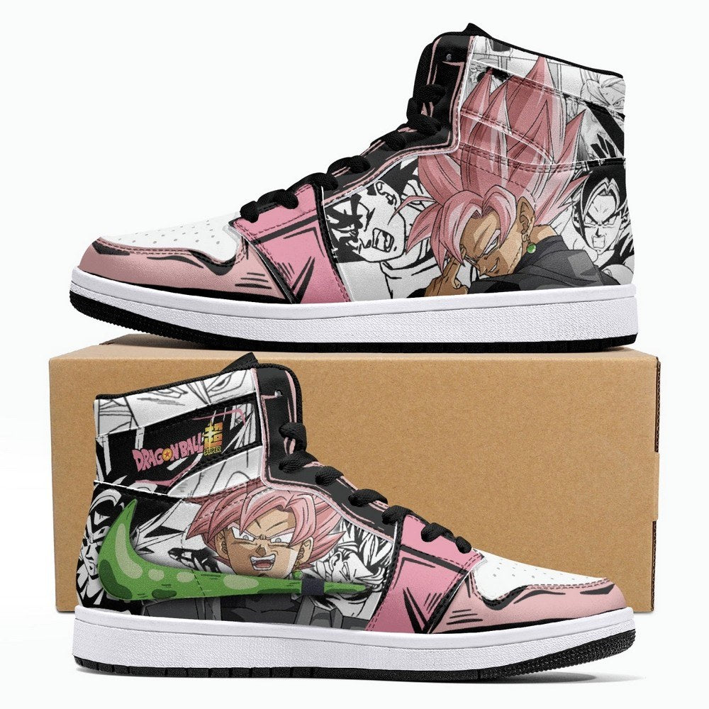 Goku Pink Dragon Ball Super JD1 High Top Shoes
