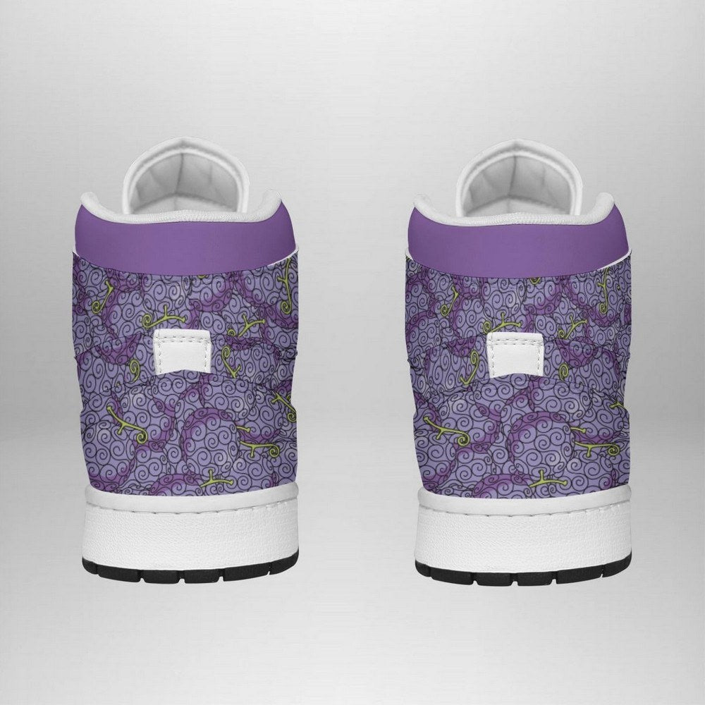 Gomu Gomu No Mi Pattern One Piece AJ1 Shoes