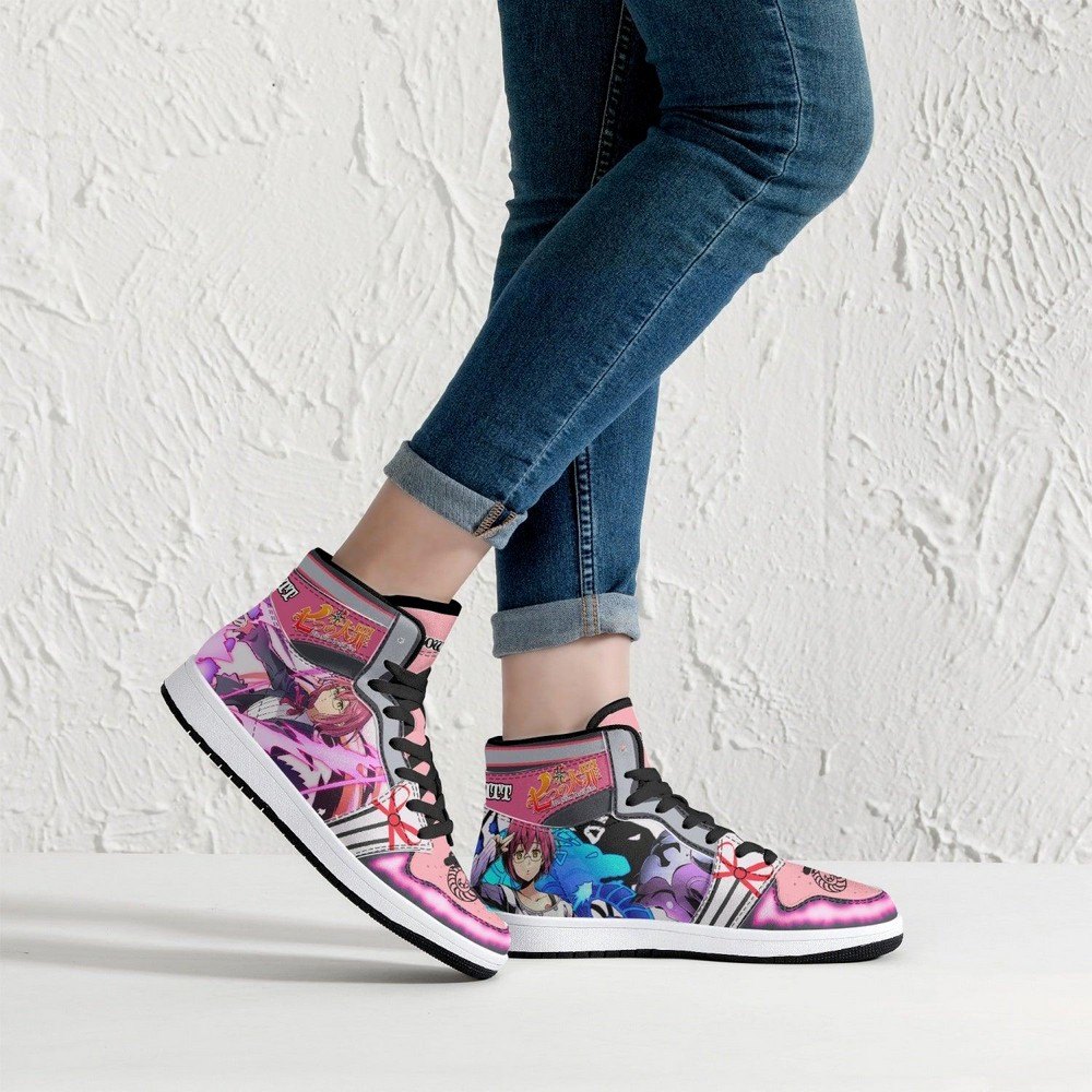 Gowther Herritt Seven Deadly Sins JD1 High Top Shoes