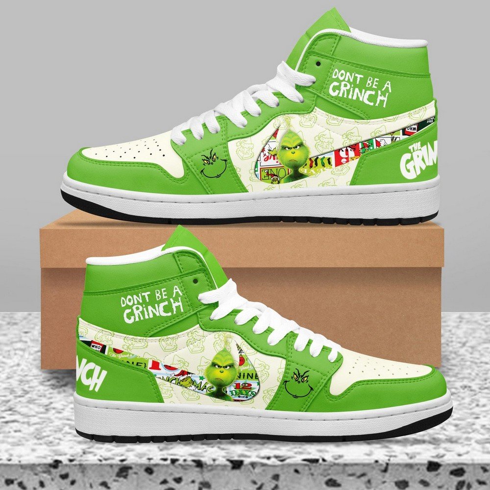 Grinch AJ1 Shoes