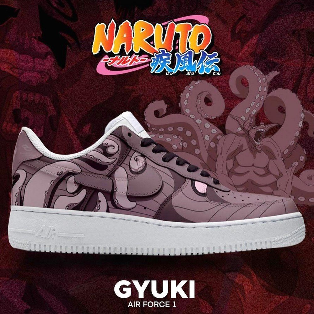 Gyuki Naruto AF1 Shoes
