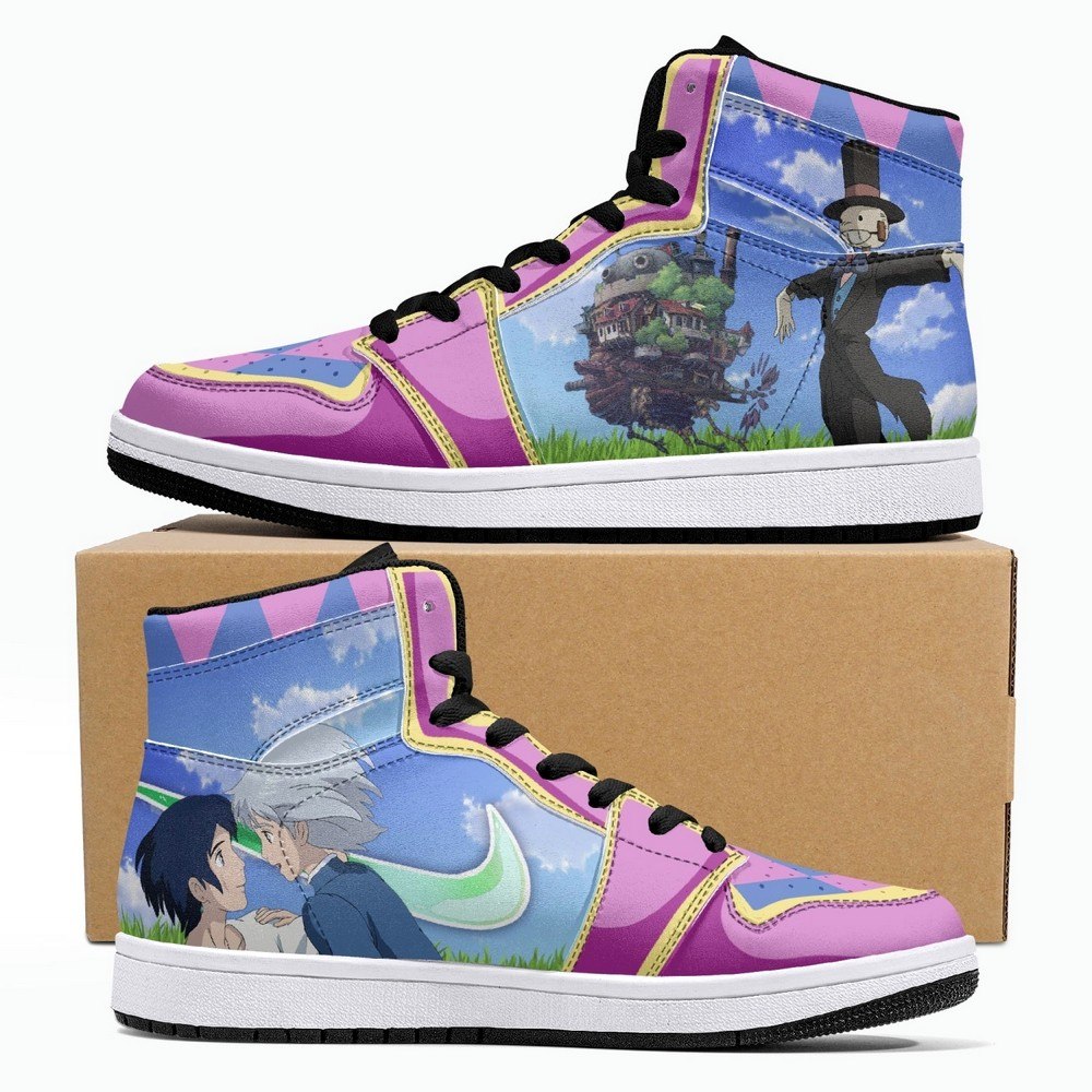 Howl And Sophie Howl's Moving Castle JD1 High Top Shoes
