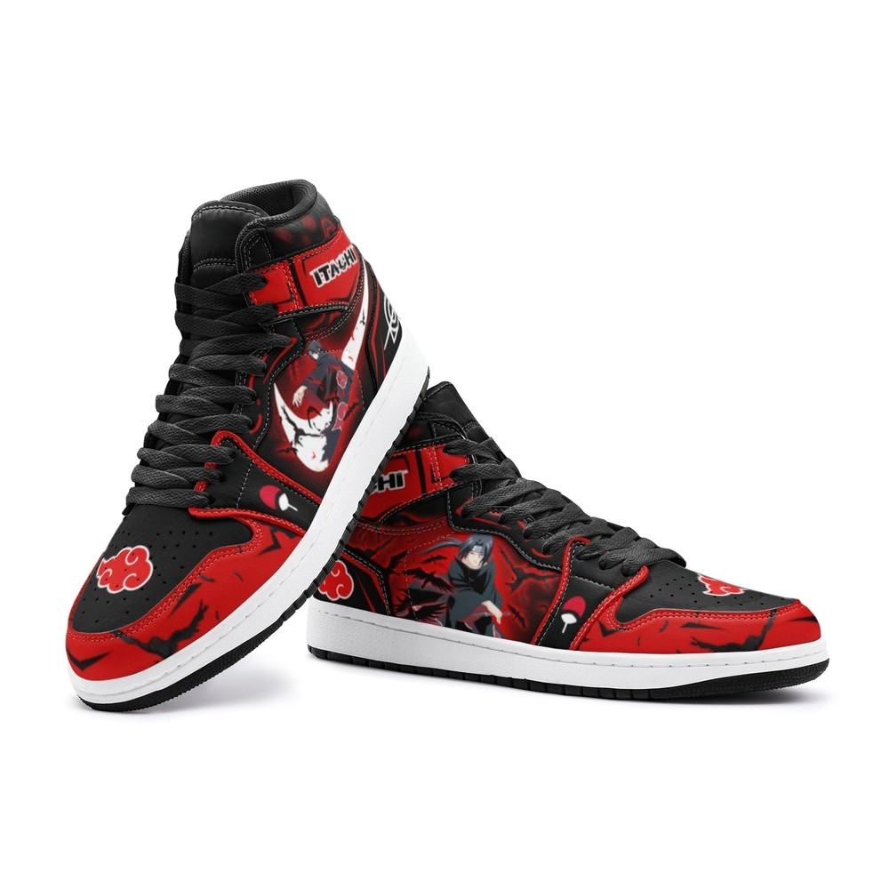 Itachi Clan Red Cloud Ninja J1 High Top Shoes