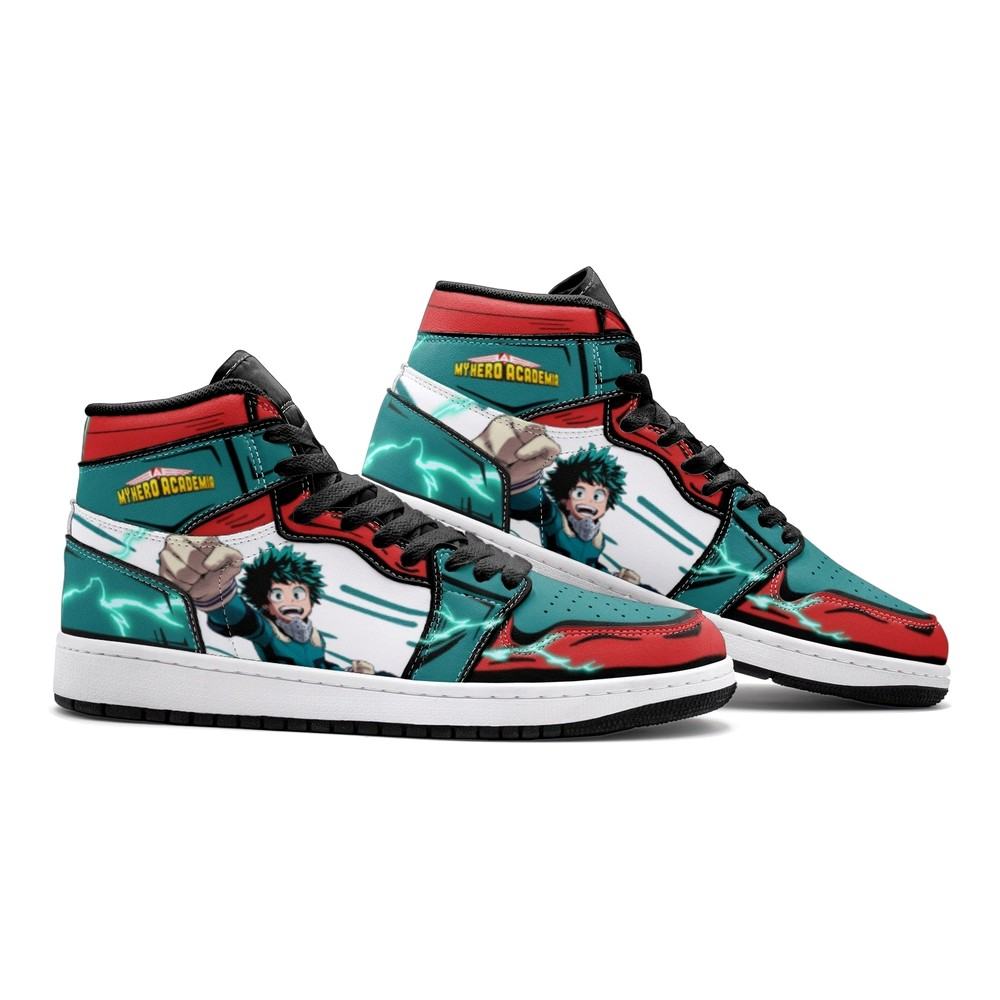 Izuku Midoriya - Deku My Hero J1 High Top Shoes