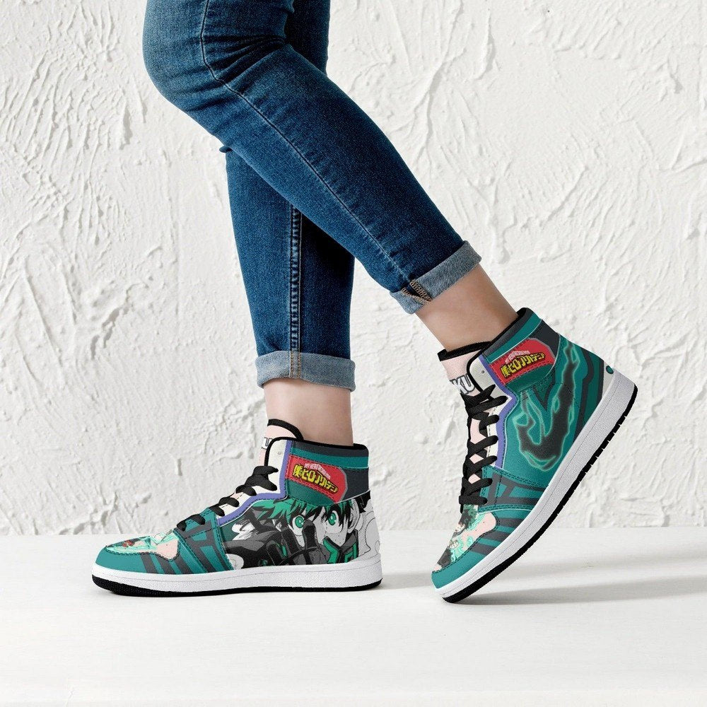 Izuku Midoriya My Hero JD1 High Top Shoes