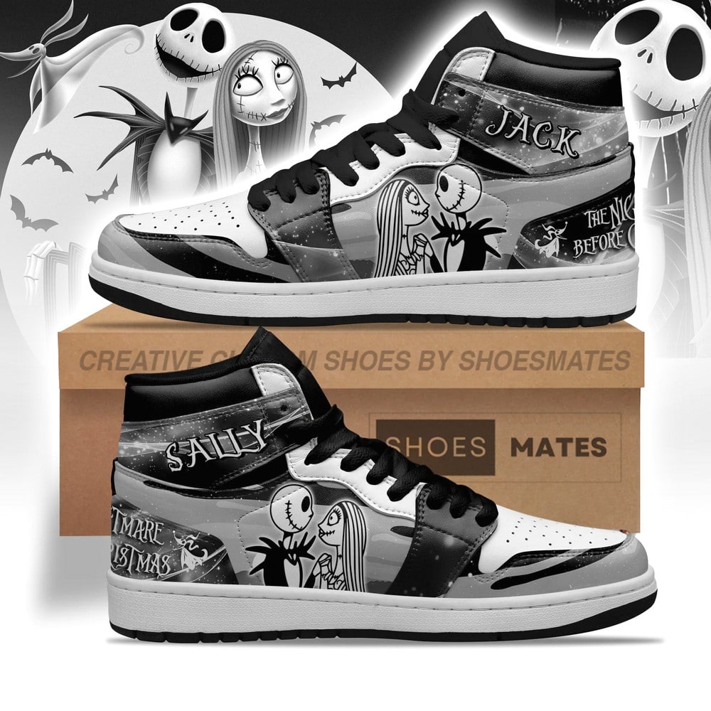 Jack and Sally AJ1 High Top Shoes