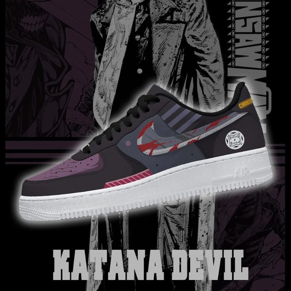 Katana Devil Chainsaw Man AF1 Shoes