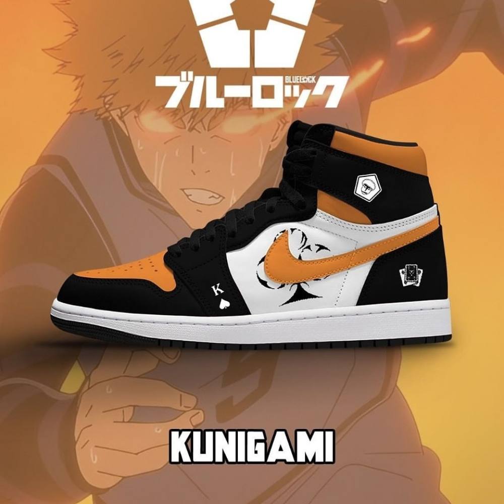 Kunigami Blue Lock AJ1 High Top Shoes