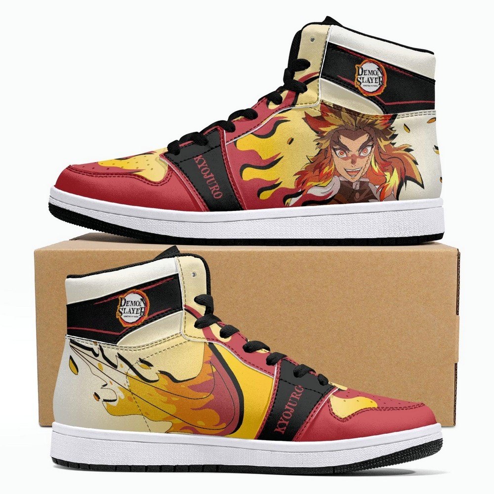 Kyojuro Rengoku Demon Slayer JD1 High Top Shoes