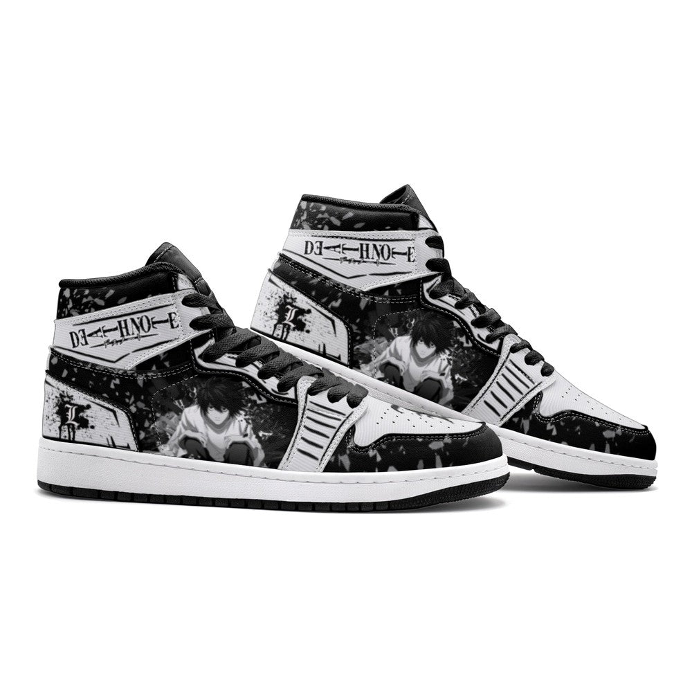 L Lawliet Ryuzaki Desu Nōto J1 High Top Shoes
