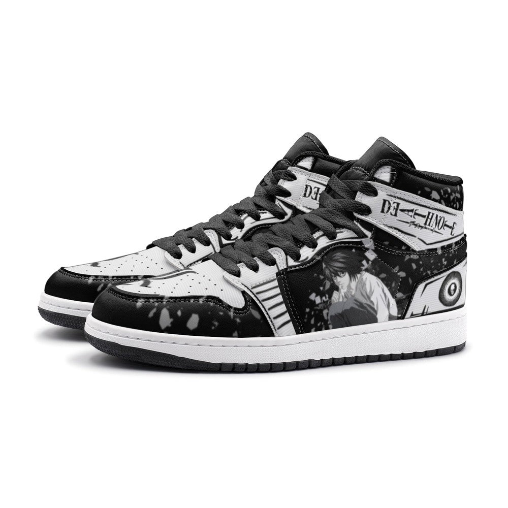 L Lawliet Ryuzaki Desu Nōto J1 High Top Shoes