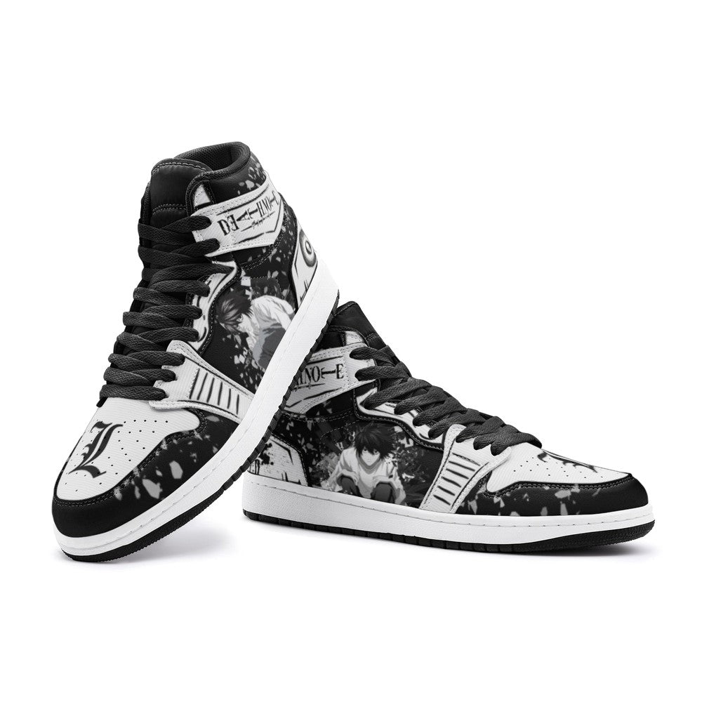 L Lawliet Ryuzaki Desu Nōto J1 High Top Shoes