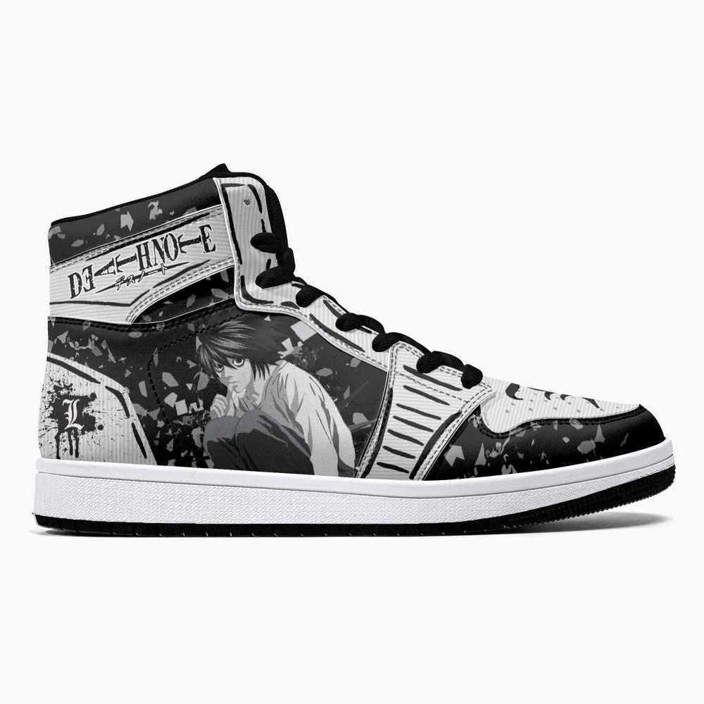 L Lawliet Ryuzaki Desu Nōto JD1 High Top Shoes