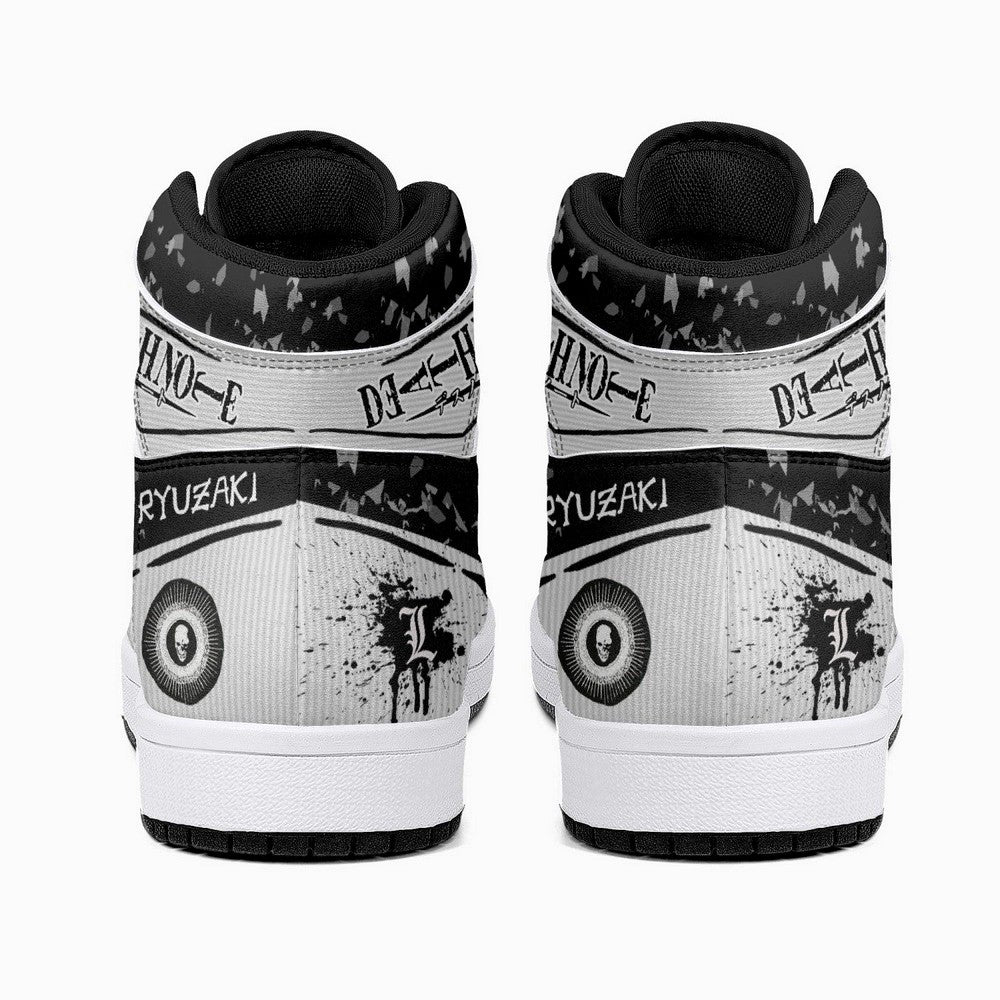 L Lawliet Ryuzaki Desu Nōto JD1 High Top Shoes