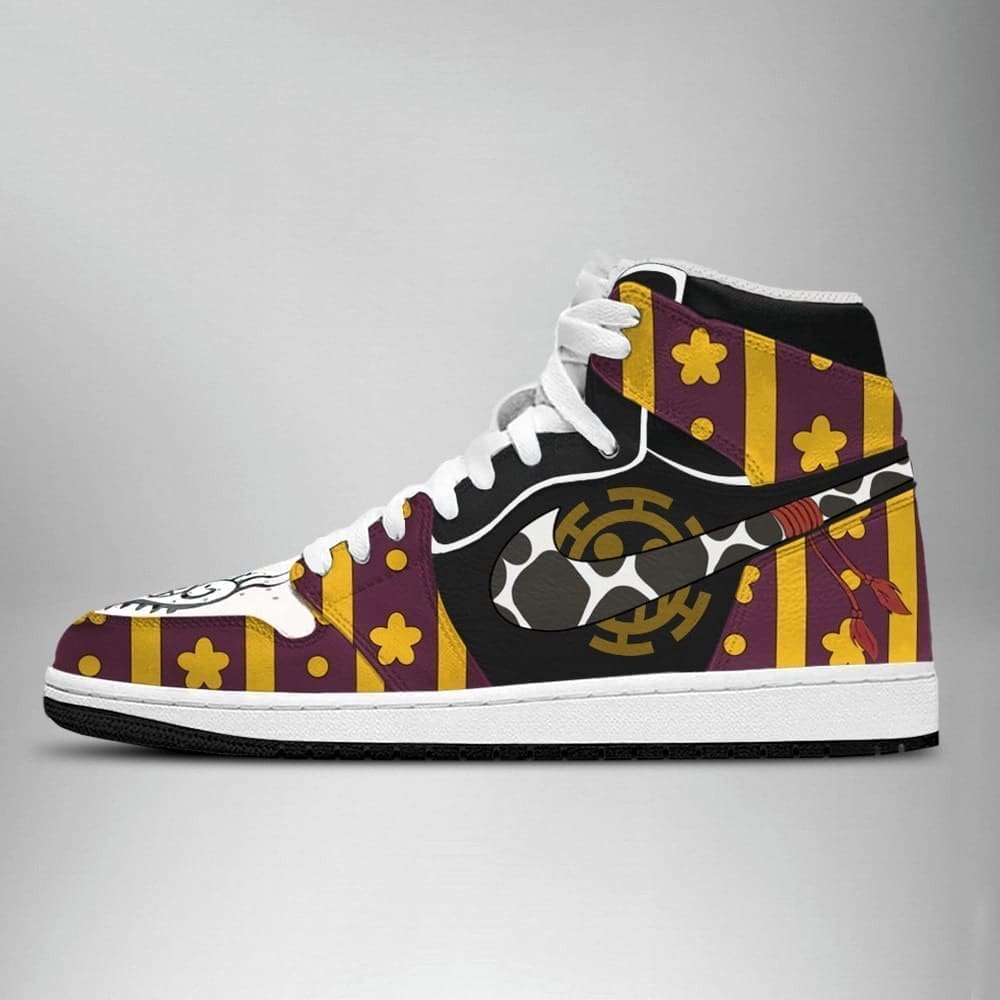 Law One Piece Air Jordan 1 High Top Shoes SMLOPA1