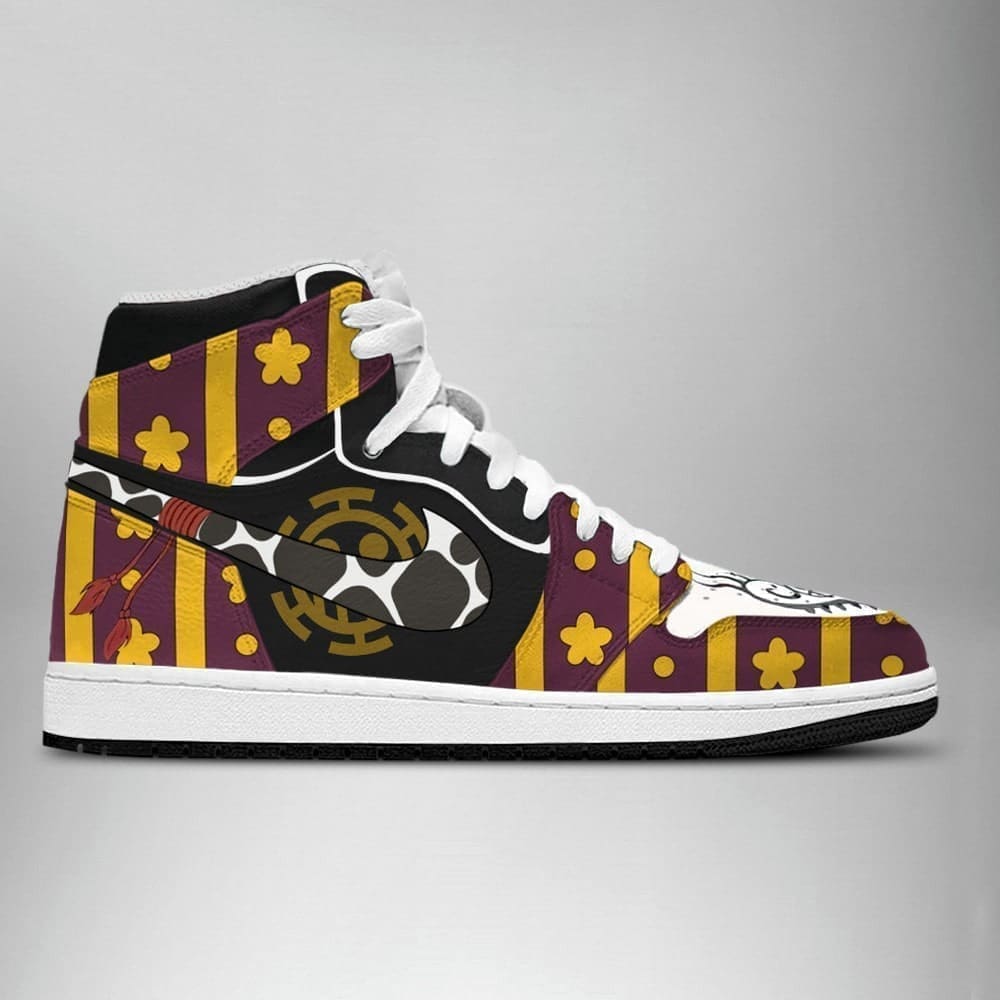 Law One Piece Air Jordan 1 High Top Shoes SMLOPA1
