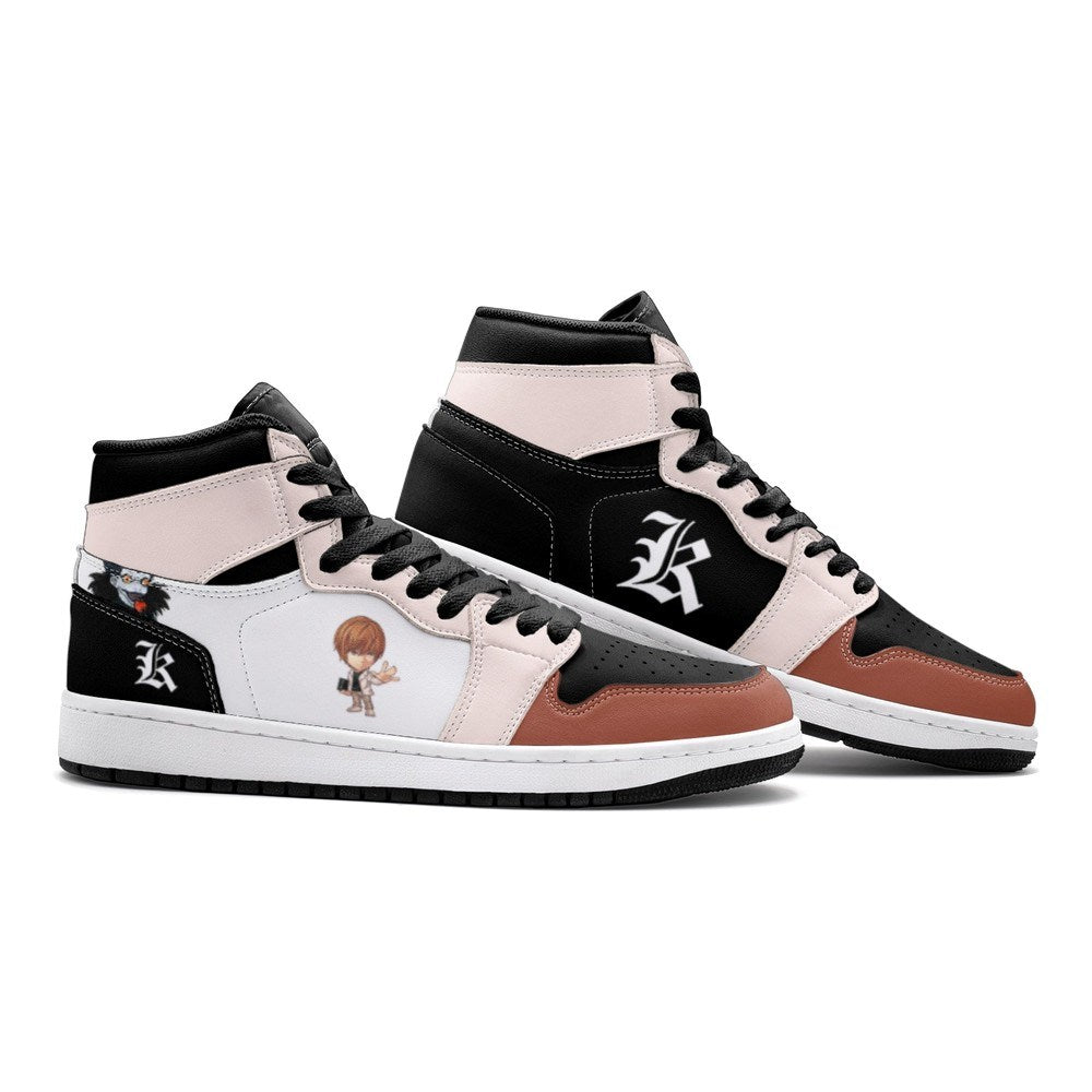 Light Yagami Desu Nōto J1 High Top Shoes