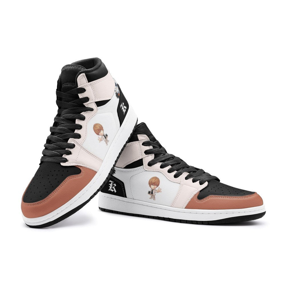 Light Yagami Desu Nōto J1 High Top Shoes