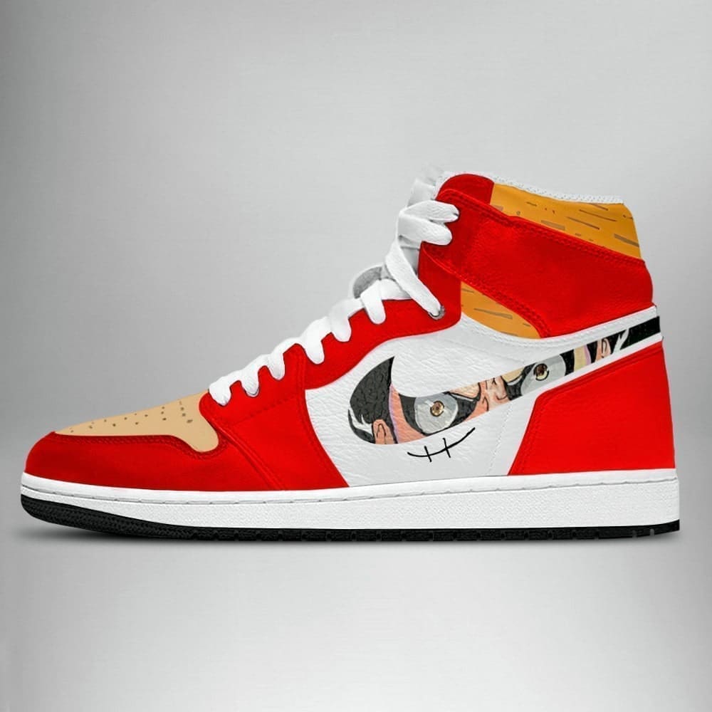 Luffy G4 One Piece Air Jordan 1 High Top Shoes SMLGOP1