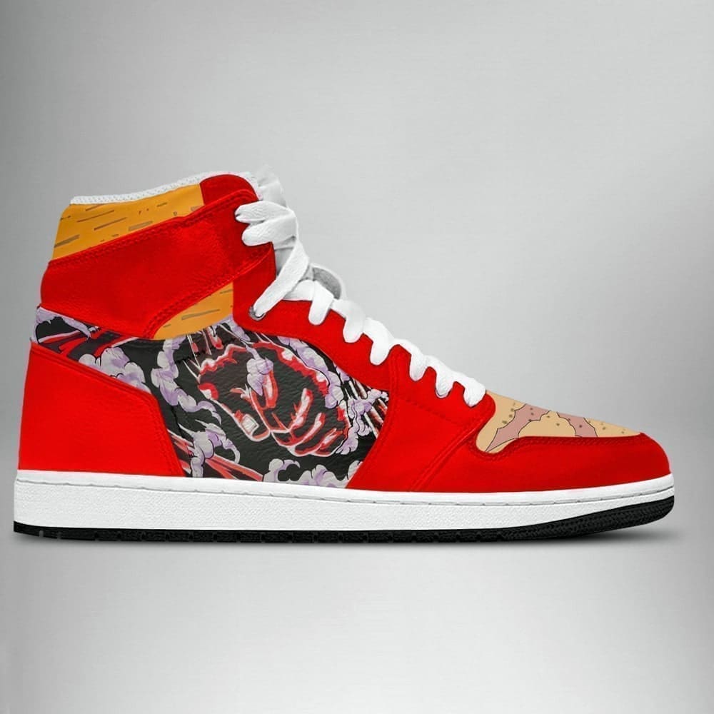 Luffy G4 One Piece Air Jordan 1 High Top Shoes SMLGOP1