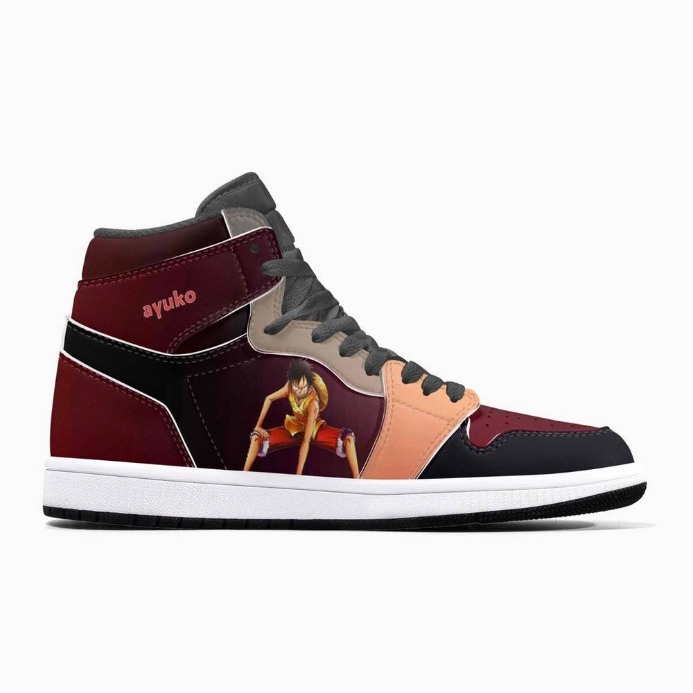Luffy Mid One Pice AJ1 Shoes