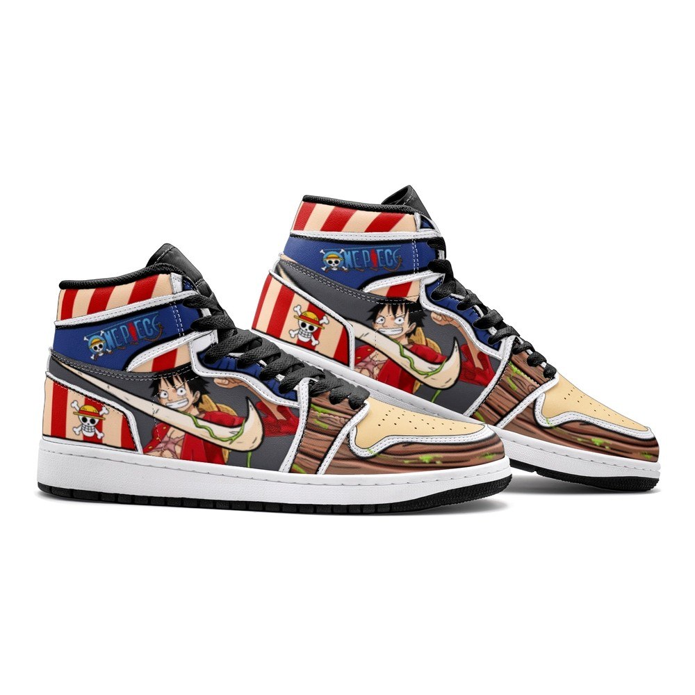 Luffy One Piece J1 High Top Shoes